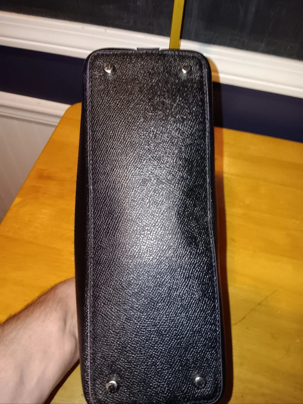Coach Black Leather Shoulder Bag